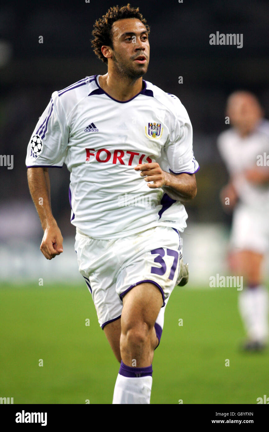 Football - Ligue des Champions - Groupe G - Anderlecht v Liverpool - Stade Constant Vanden Stock Banque D'Images