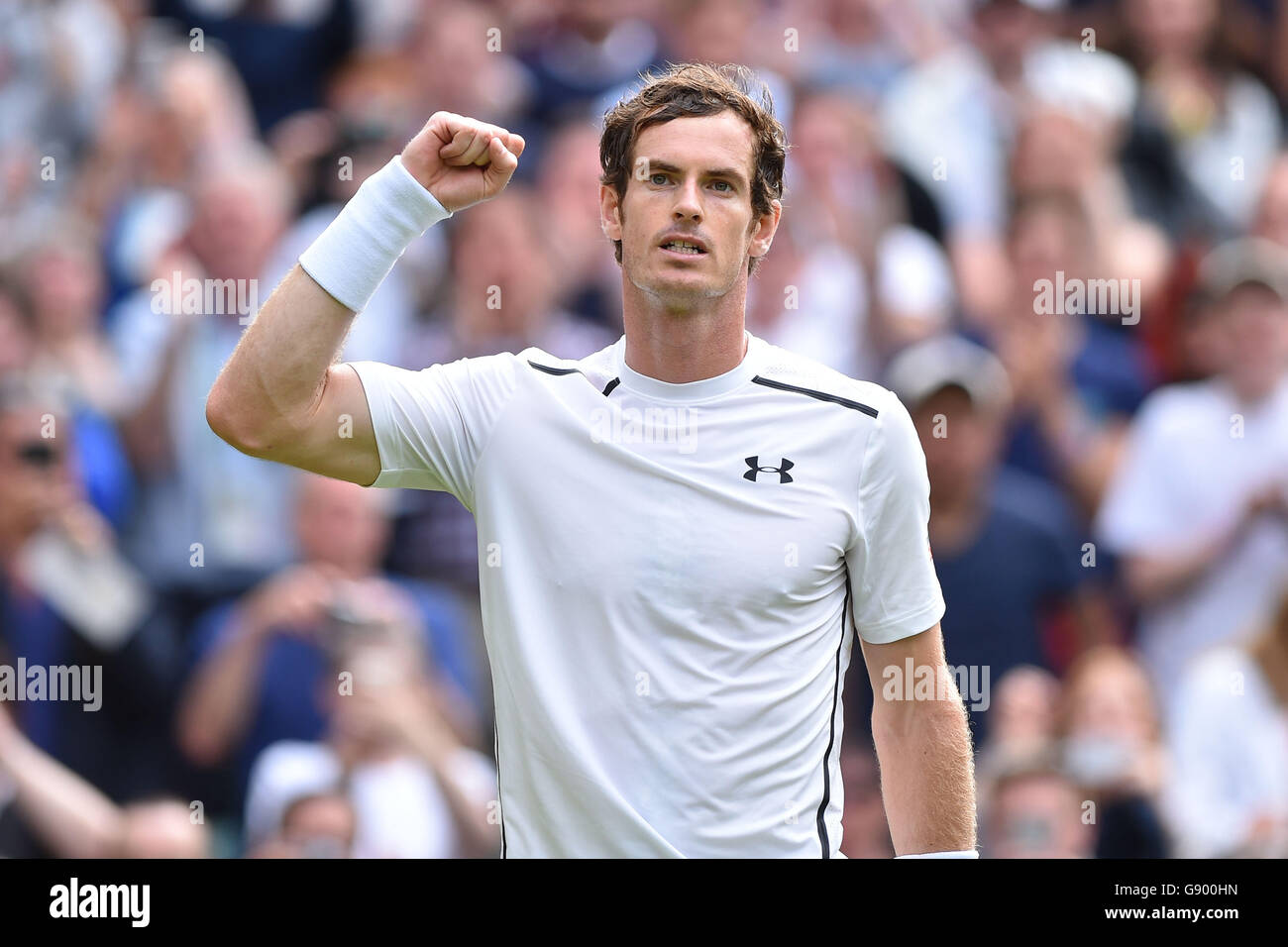 Londres, Royaume-Uni, le 30 juin, 2016. All England Lawn Tennis et croquet Club, Londres, Angleterre. Tennis de Wimbledon le jour 4. Andy Murray (GB) © Action Plus de Sports/Alamy Live News Banque D'Images