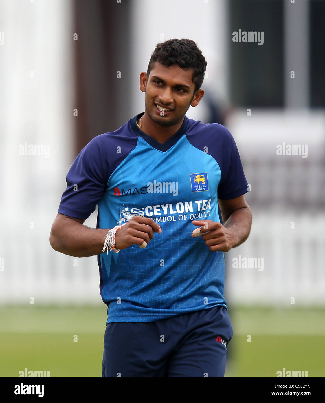 Leicestershire / Sri Lanka - International Warm Up Match - Day One - Grace Road.Dasun Shanaka au Sri Lanka avant le début de la première journée du match international d'échauffement à Grace Road, Leciester. Banque D'Images