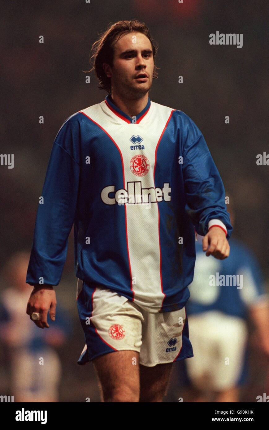 Soccer - demi finale de la coupe Coca Cola première jambe - Liverpool v Middlesbrough. Steve Baker, Middlesbrough Banque D'Images