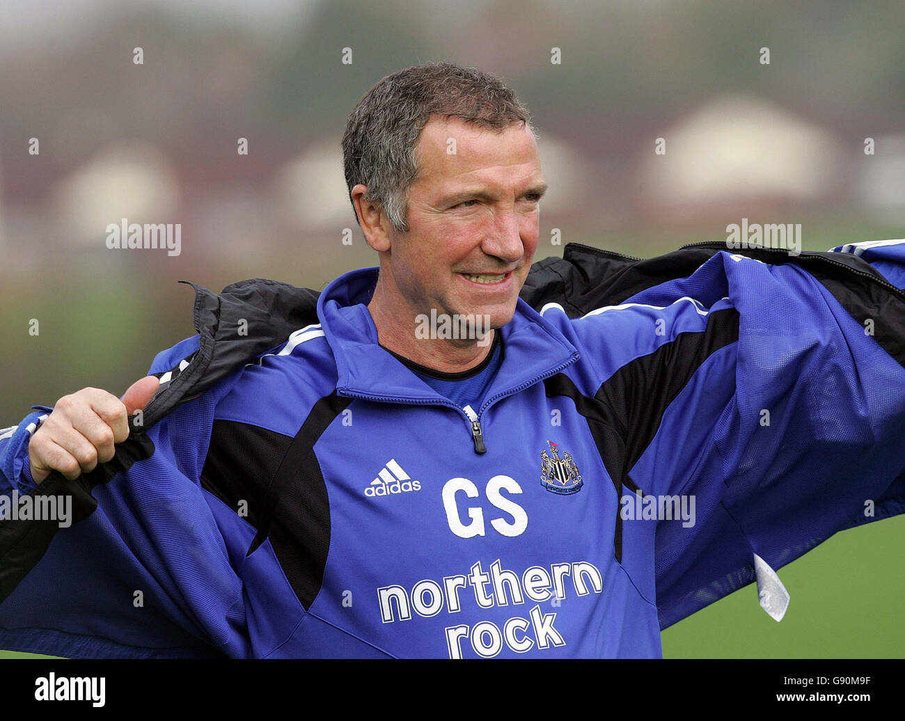 Graeme Souness, directeur de Newcastle United, lors d'une séance de formation à Longbenton, Newcastle, le vendredi 28 octobre 2005.APPUYEZ SUR ASSOCIATION photo.Le crédit photo devrait se lire: Owen Humphreys/PA Banque D'Images