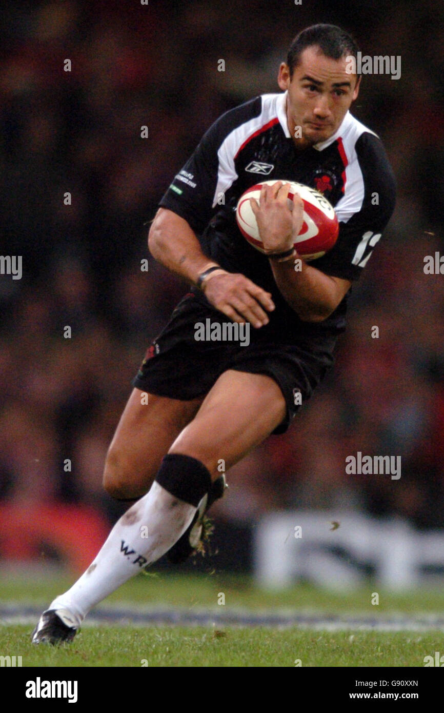 Rugby Union - série permanente Invesco - pays de Galles / Fidji - Stade du millénaire.Sonny Parker, pays de Galles Banque D'Images