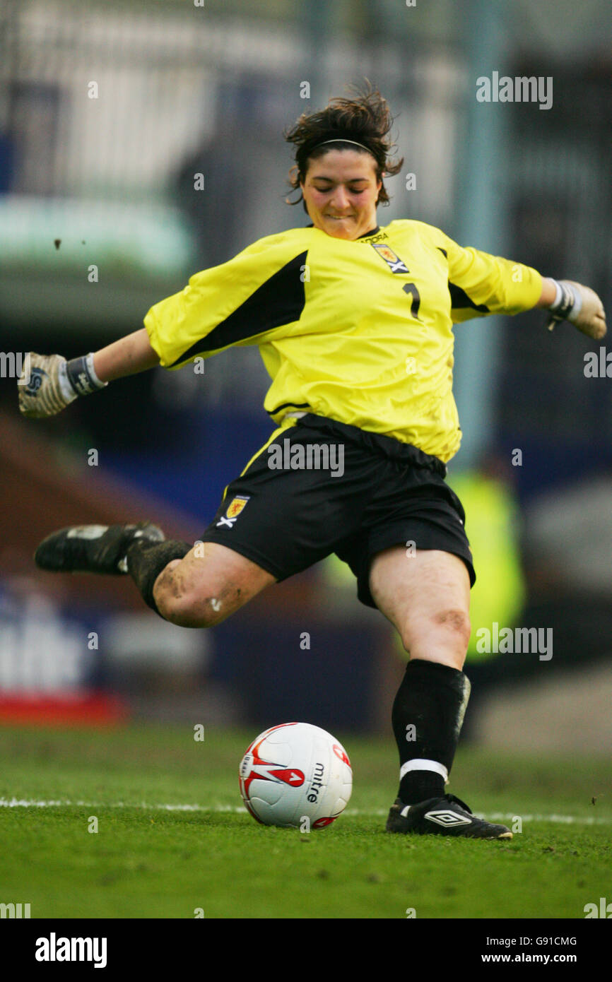 Soccer - Women's International Friendly - Angleterre v Ecosse - Prenton Park Banque D'Images