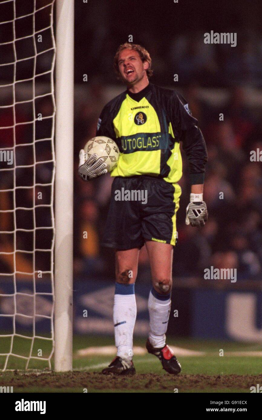 Football - demi-finale de la coupe Coca-Cola second Leg - Chelsea / Arsenal. Ed de Goey, Chelsea Banque D'Images