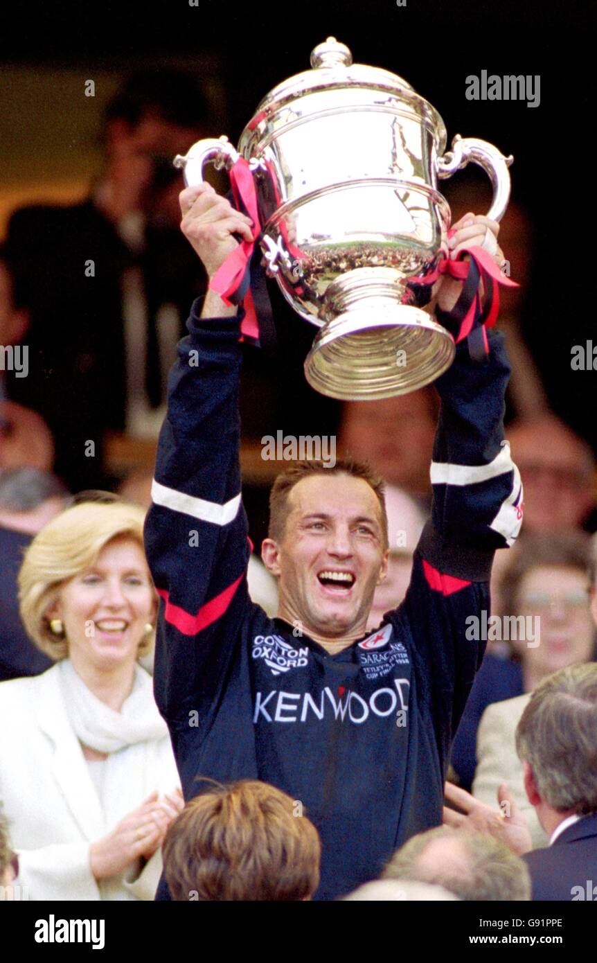 Rugby Union - la coupe amère Tetley - v Saracens guêpes Final Banque D'Images