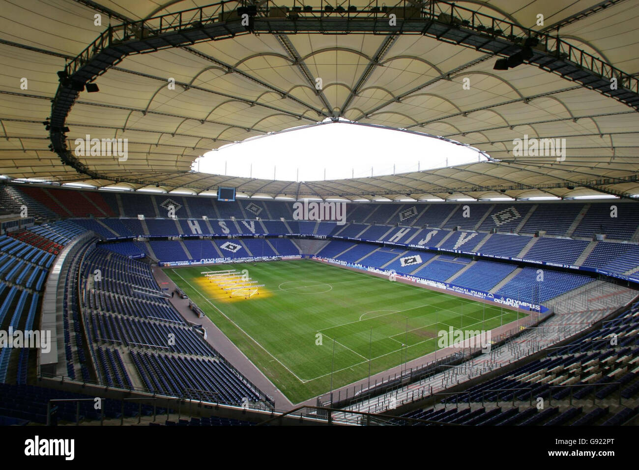 Vue générale photo datée du 08/12/2005 du Stadion Hamburg, à Hambourg, en Allemagne.Le stade accueillera la coupe du monde de 2006.APPUYEZ SUR ASSOCIATION photo.Le crédit photo devrait se lire: Nick Potts/PA. Banque D'Images