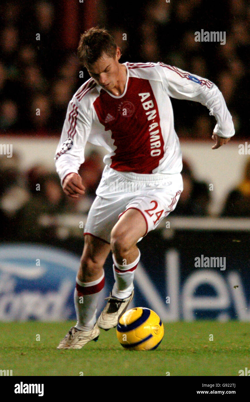 Football - Ligue des champions de l'UEFA - Groupe B - Arsenal / Ajax - Highbury. Markus Rosenberg, Ajax Banque D'Images