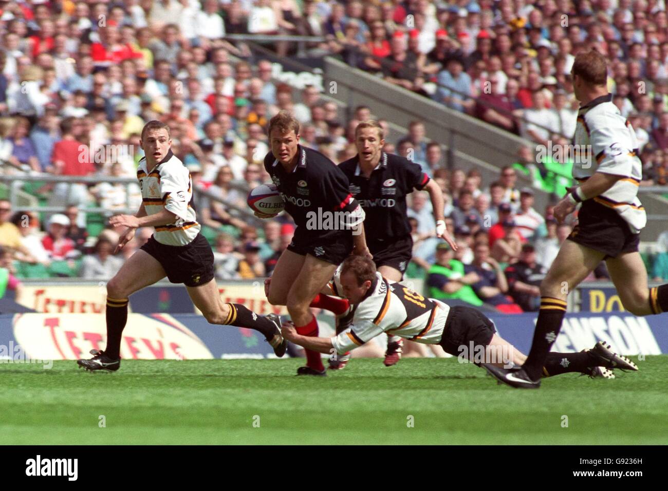 Rugby Union - la coupe amère Tetley - v Saracens guêpes Final Banque D'Images