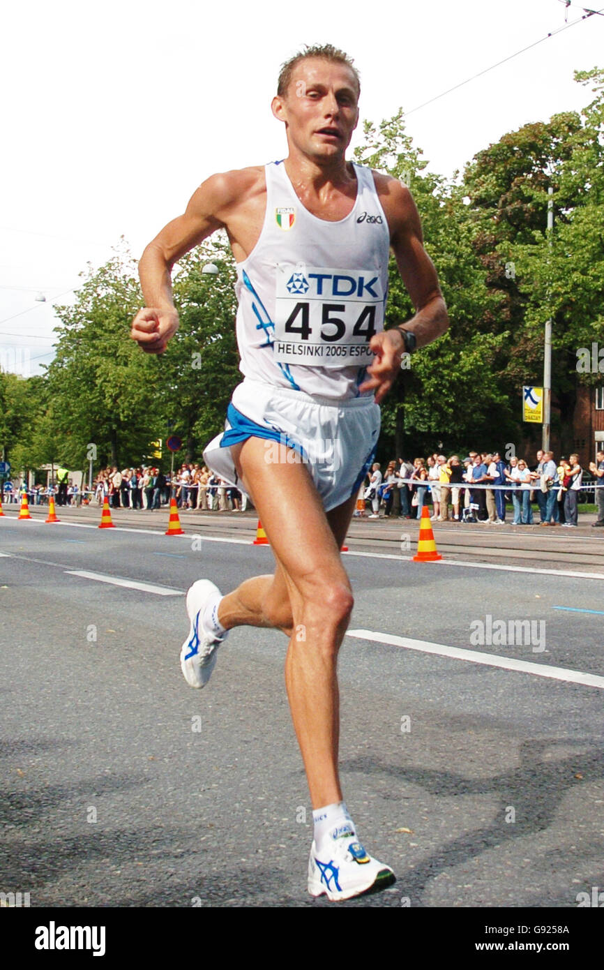 Athlétisme - Championnats du monde d'athlétisme de l'IAAF - Helsinki 2005 - Stade olympique Banque D'Images