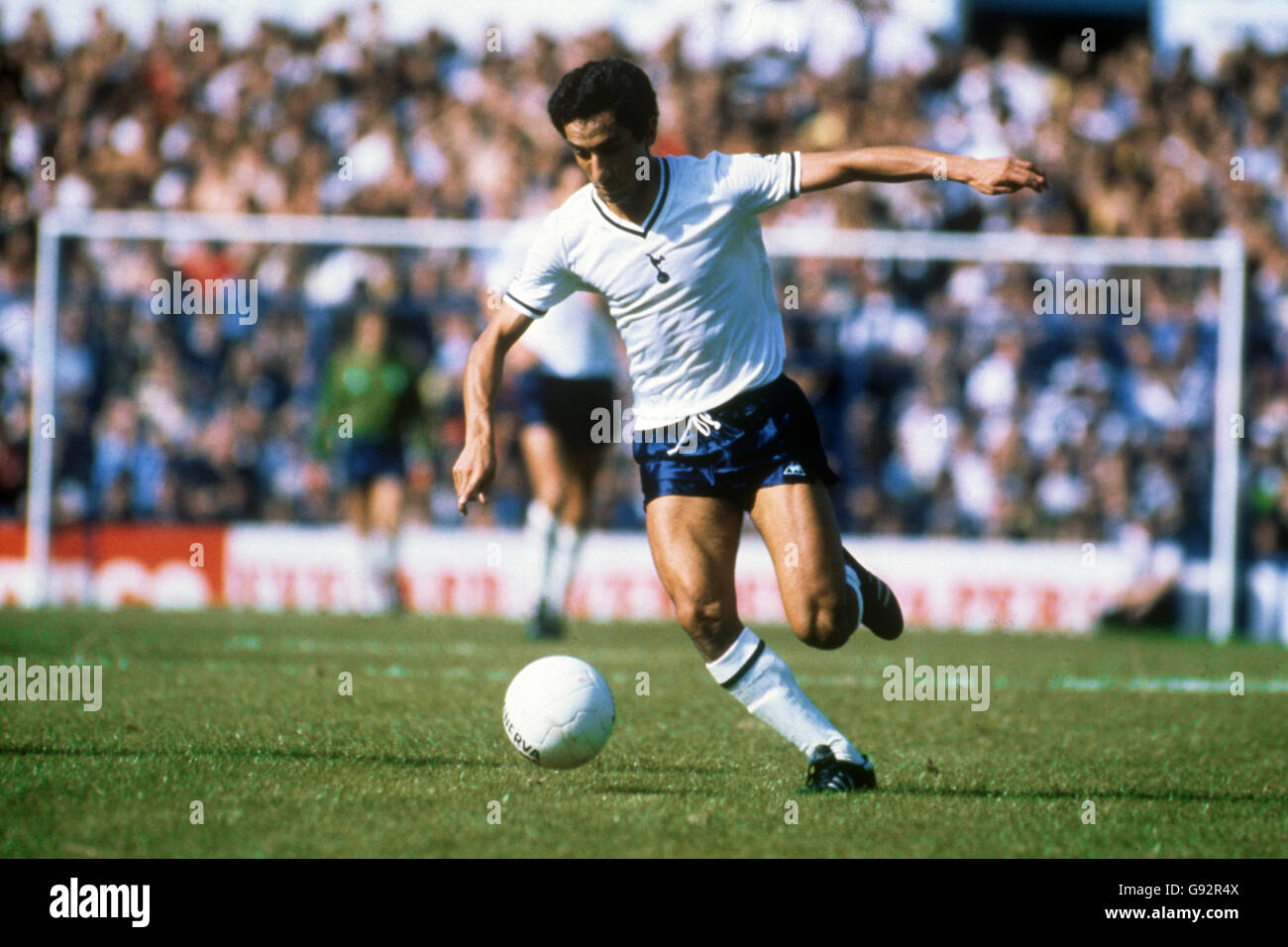 Football - Canon League Division One - Tottenham Hotspur - Ossie Ardiles. Tottenham Hotspur milieu de terrain Ossie Ardiles. Banque D'Images