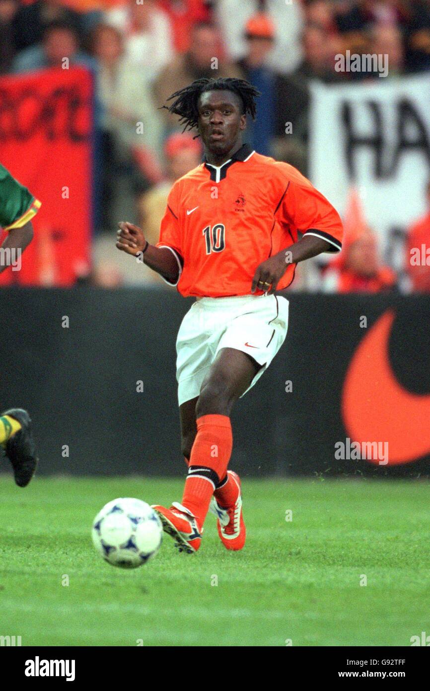 Football - amical - Hollande / Cameroun. Clarence Seedorf, Hollande Banque D'Images