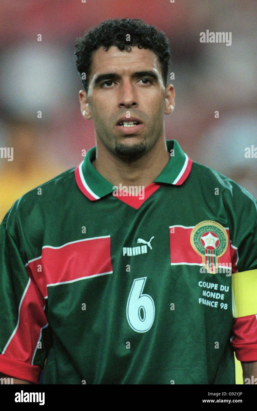 Football - Coupe du Monde France 98 - Groupe A - Maroc v Norvège Photo  Stock - Alamy