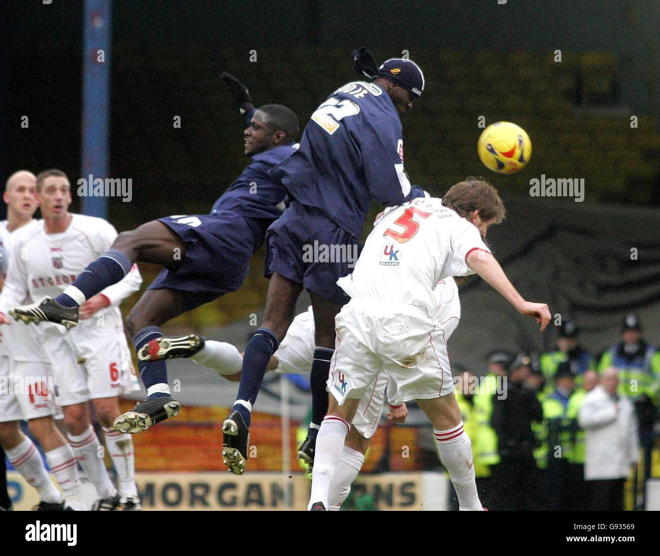 SOCCER Southend Banque D'Images