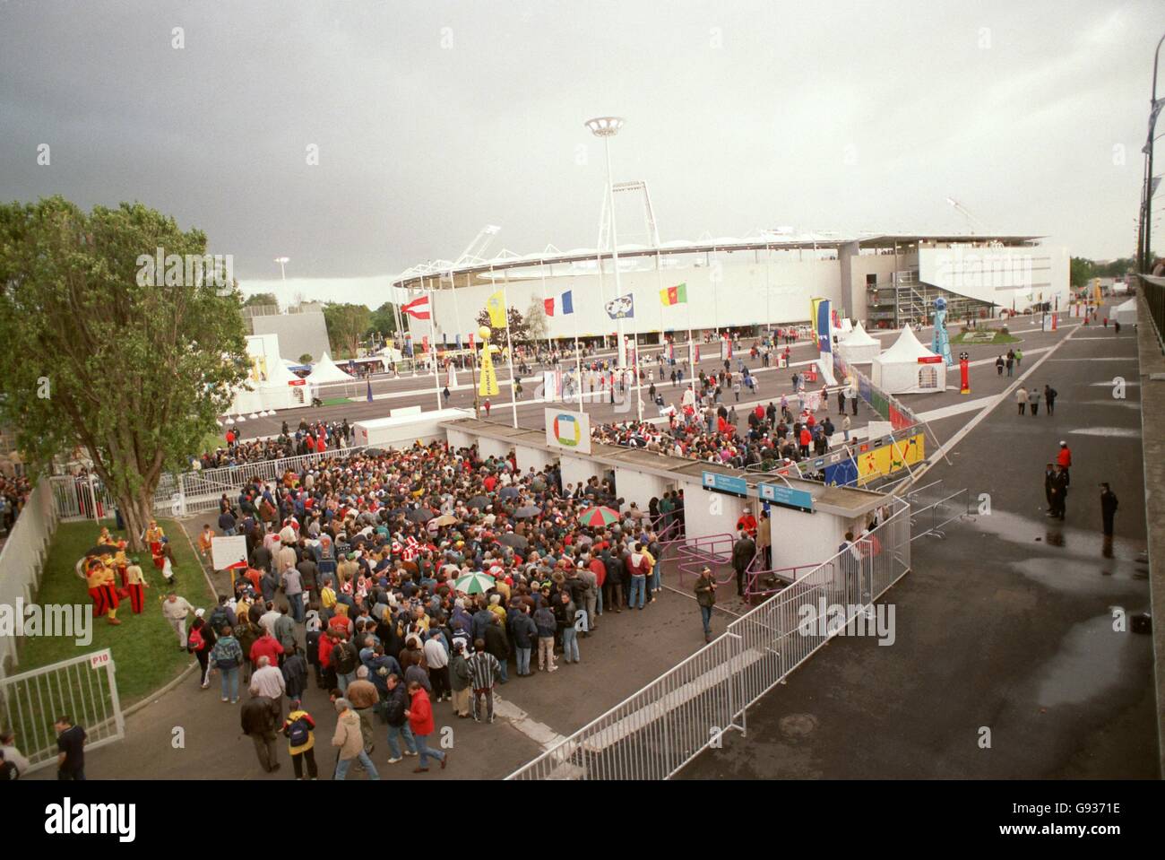 Football - Coupe du Monde France 98 - Groupe B - Cameroun / Autriche Banque D'Images