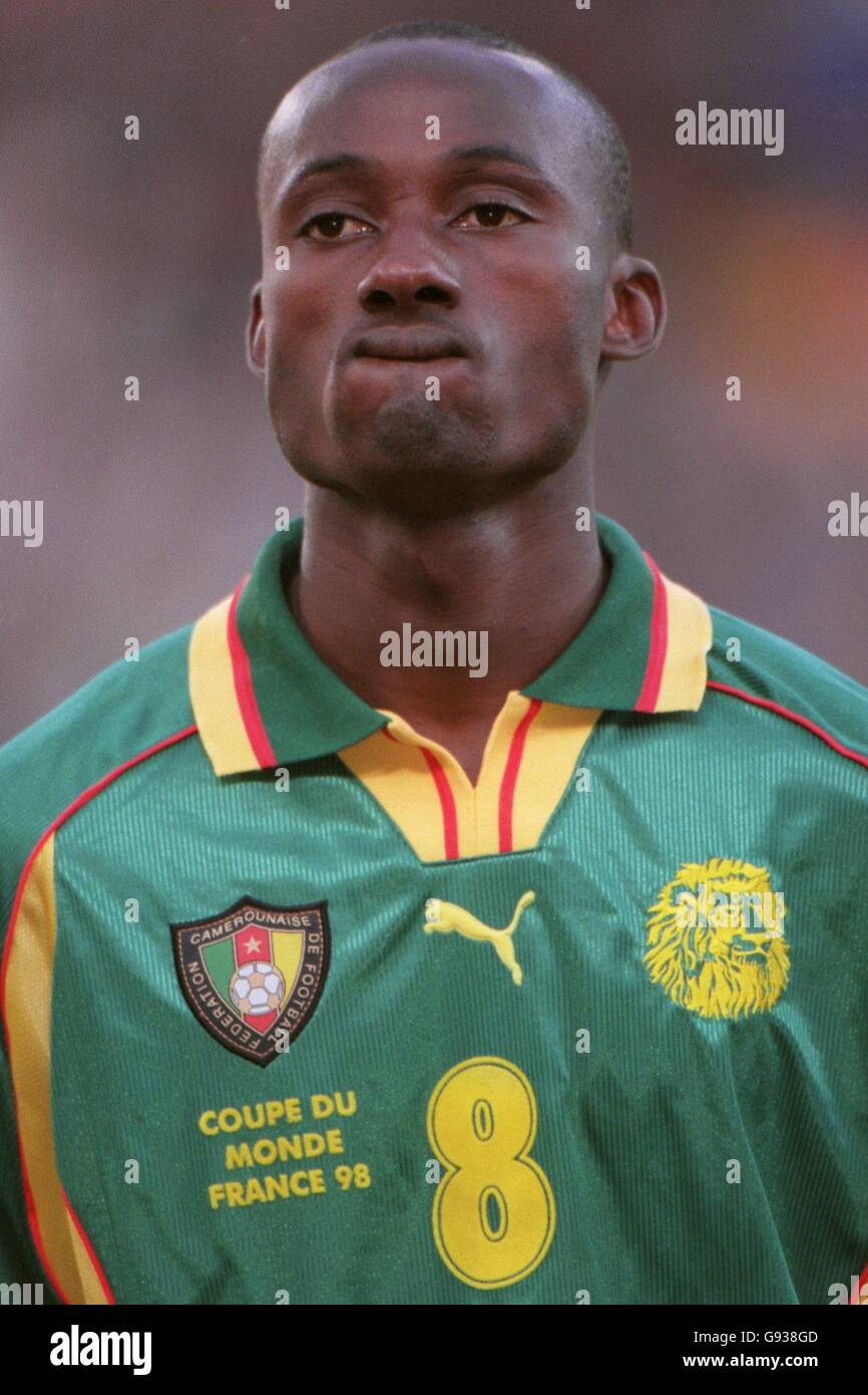 Football - Coupe du Monde France 98 - Groupe B - Cameroun / Autriche Banque D'Images