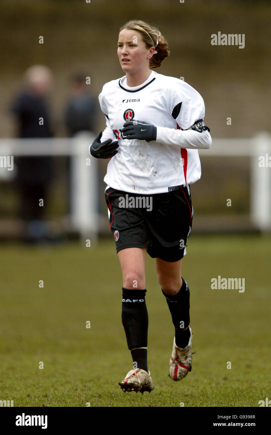 Soccer - FA Nationwide Women's FA Cup - quatrième tour - Bristol City / Charlton Athletic - Oaklands Park. Casey Stoney, Charlton Athletic Banque D'Images