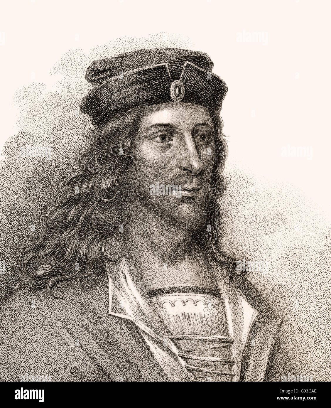James I, 1394 - 1437, roi d'Ecosse Banque D'Images