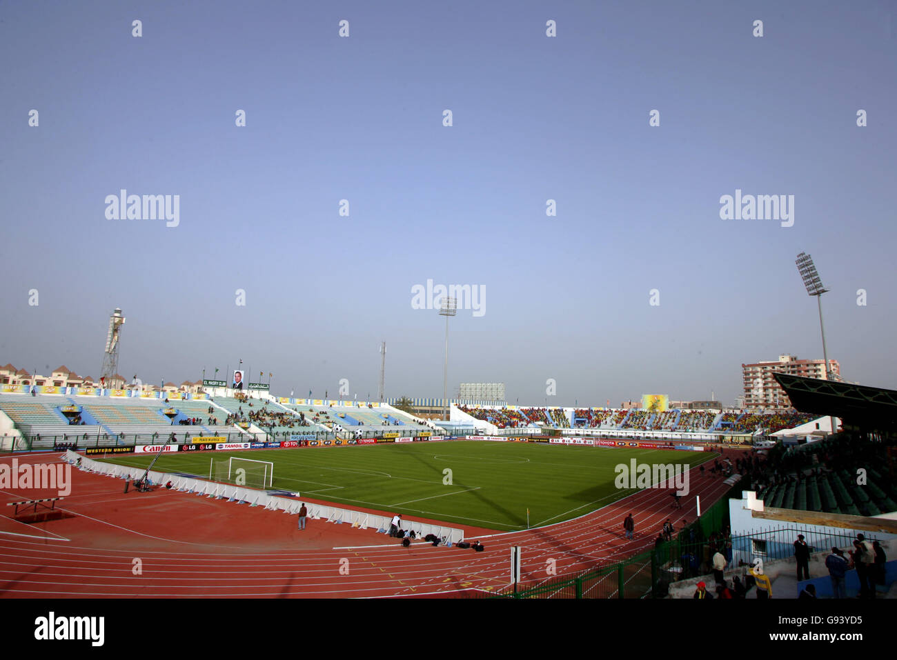 Football - coupe africaine des Nations 2006 - Groupe D - Nigeria / Ghana - Stade de Port Said. Stade de Port Said Banque D'Images