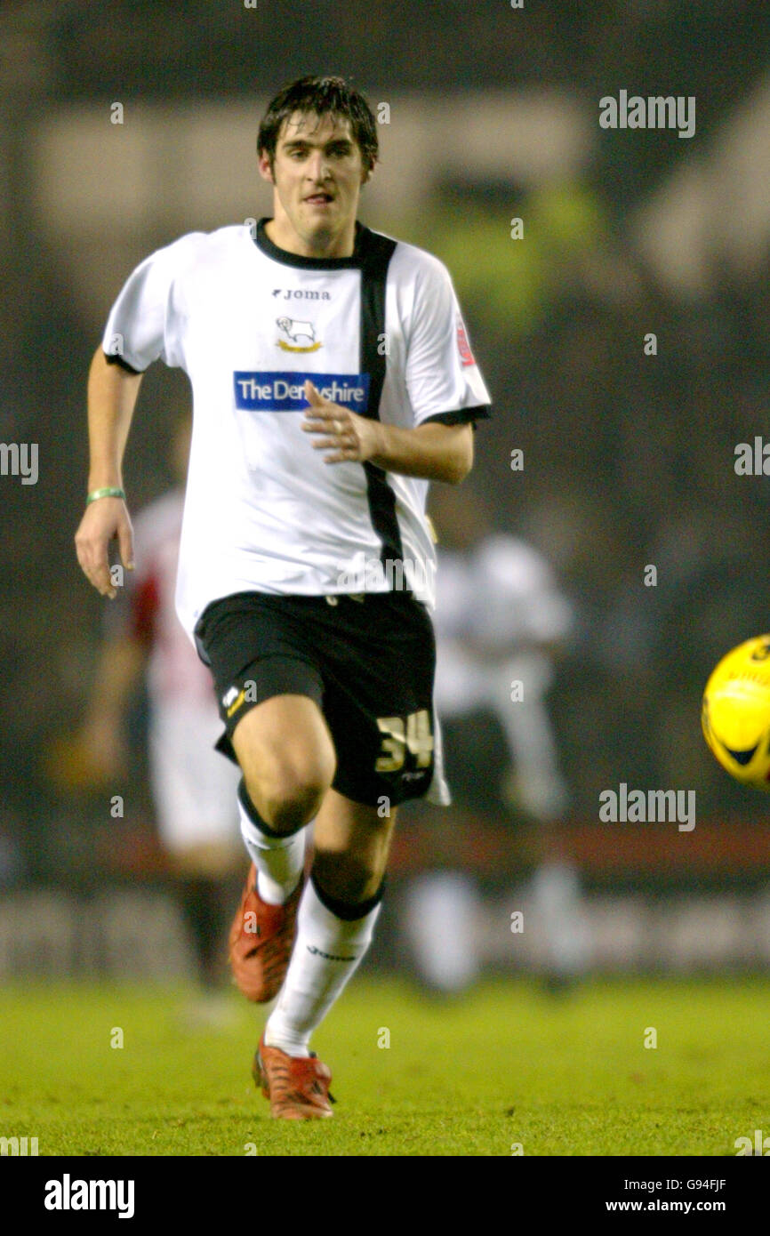 Football - Coca-Cola football League Championship - Derby County v Sheffield United - Pride Park. Danny Graham, Comté de Derby Banque D'Images