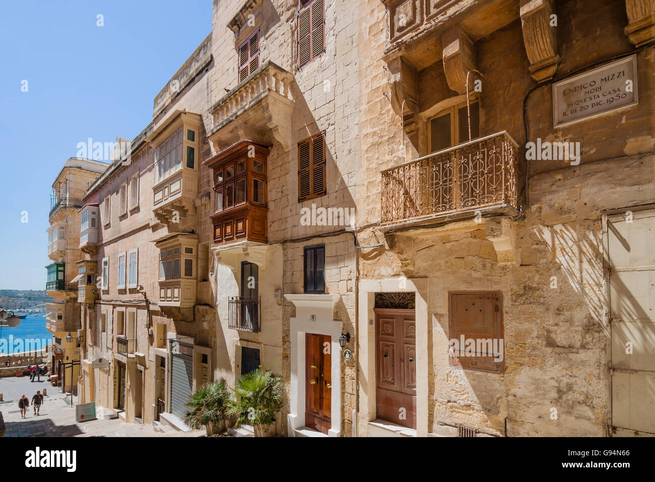 La Valette, Malte - mai 05, 2016:dans les rues et ruelles de la Valette, Malte Banque D'Images