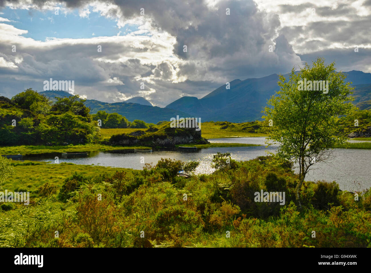 Le lac Supérieur, les lacs de Killarney, le Parc National de Killarney, Killarney, comté de Kerry, Irlande Banque D'Images