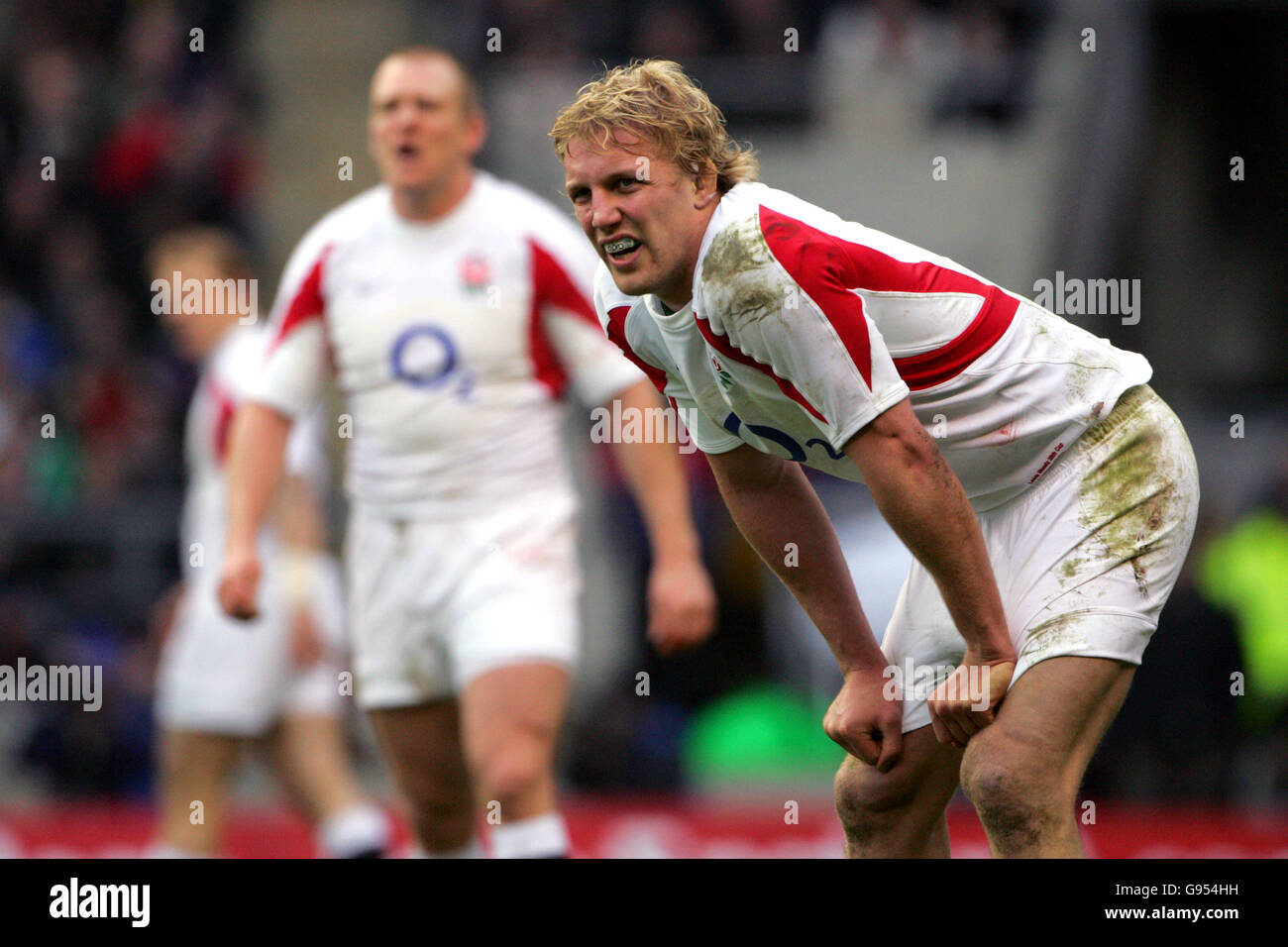 Rugby Union - RBS 6 Nations Championship 2006 - Angleterre / pays de Galles - Twickenham. Lewis Moody, Angleterre Banque D'Images