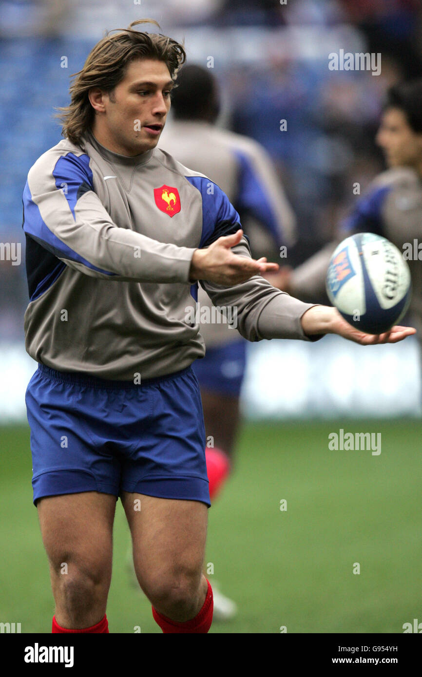 Rugby Union - RBS 6 Nations Championship 2006 - Ecosse / France - Murrayfield Stadium.Dimitri Szarzewski, France Banque D'Images