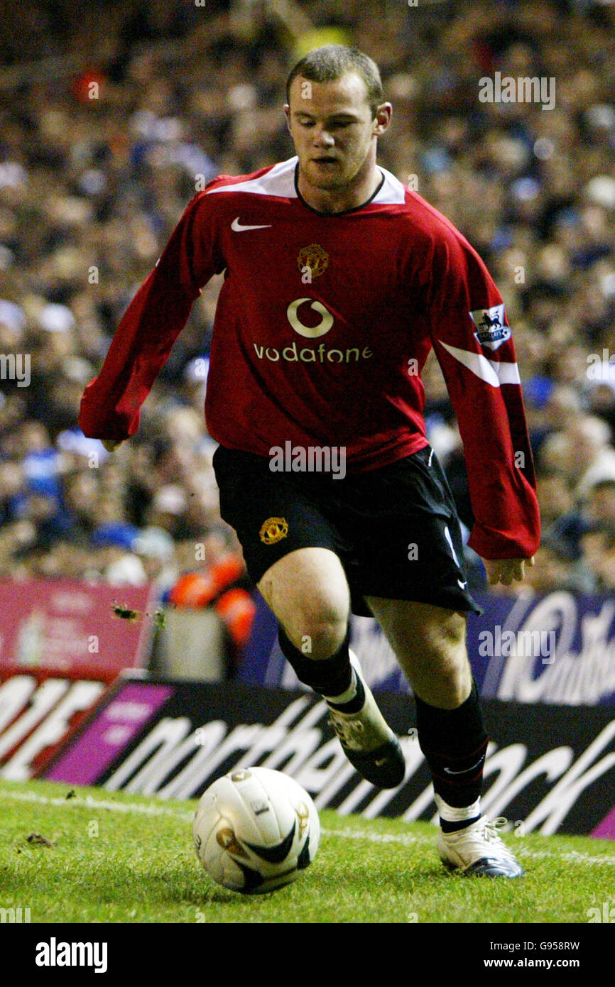 Wayne Rooney, Machester United, lors du match quart de finale de la Carling Cup à St Andrews, Birmingham, le mardi 20 décembre 2005. APPUYEZ SUR ASSOCIATION photo. Le crédit photo devrait se lire: Nick Potts/PA. Banque D'Images Wayne Rooney, Machester United, lors du match quart de finale de la Carling Cup à St Andrews, Birmingham, le mardi 20 décembre 2005. APPUYEZ SUR ASSOCIATION photo. Le crédit photo devrait se lire: Nick Potts/PA. Banque D'Images