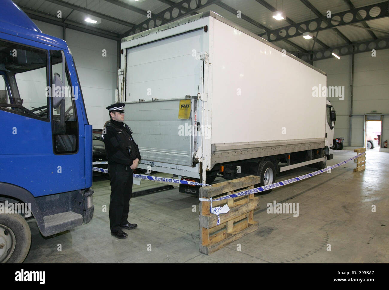 53 millions de raid armé sur un dépôt de fonds à Tonbridge. Voir l'histoire des PA VOL DE POLICE. APPUYEZ SUR ASSOCIATION photo. Le crédit photo devrait se lire: Tim Ockenden / PA. Banque D'Images