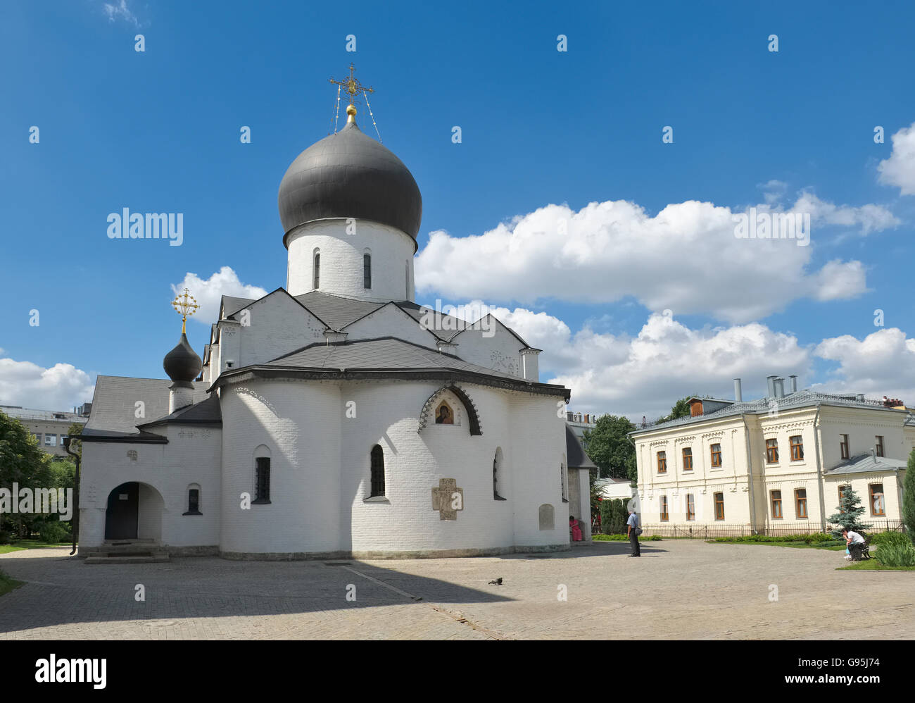 Couvent Marfo-Mariinsky de miséricorde de Bolchaïa Ordynka, stauropegic couvent de l'Église orthodoxe russe, fondée en 1909 Banque D'Images Couvent Marfo-Mariinsky de miséricorde de Bolchaïa Ordynka, stauropegic couvent de l'Église orthodoxe russe, fondée en 1909 Banque D'Images