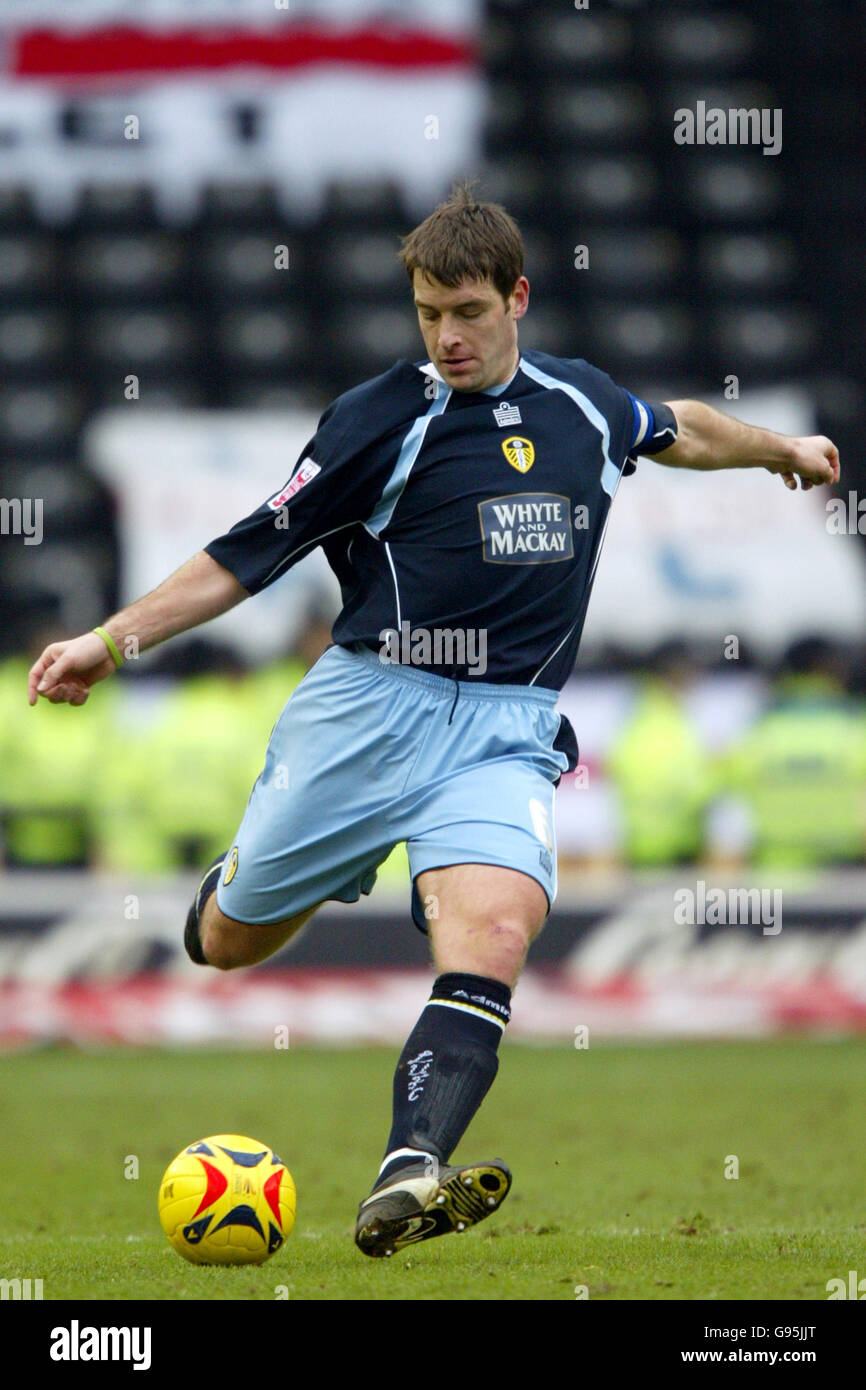 Football - Coca-Cola football League Championship - Derby County v Leeds United - Pride Park. Paul Butler, Leeds United Banque D'Images