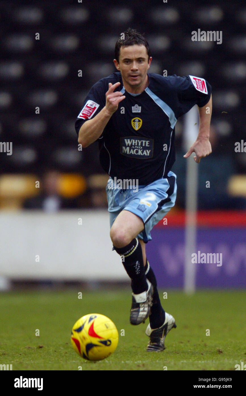 Football - Coca-Cola football League Championship - Derby County v Leeds United - Pride Park. Gary Kelly, Leeds United Banque D'Images