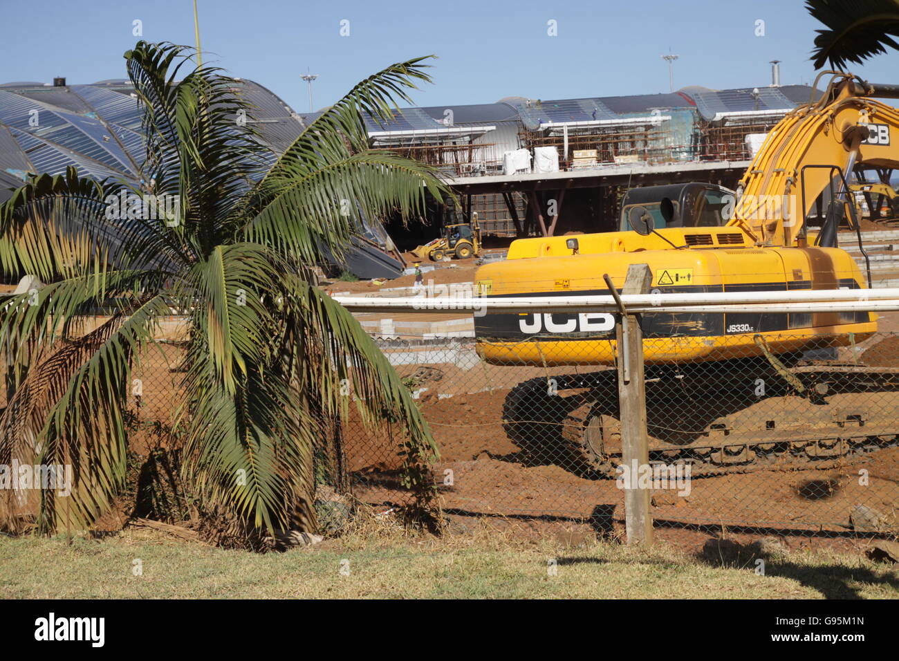 Sir Seewoosagur Ramgoolam, Int. L'aéroport, en construction à l'Ile Maurice au cours des dernières années Banque D'Images
