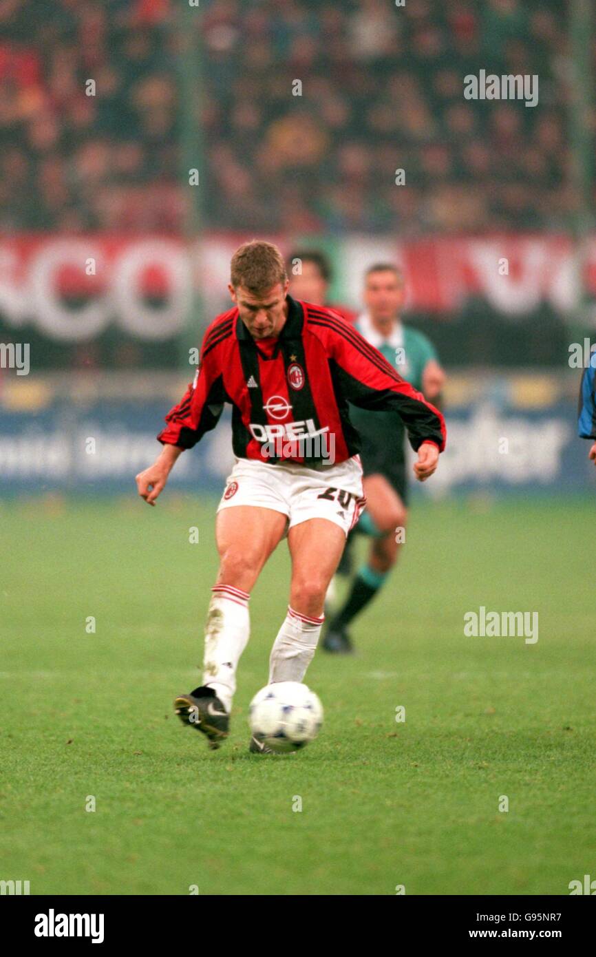 Italien Soccer- série A - Inter Milan / AC Milan.Oliver Bierhoff, CA Milan Banque D'Images