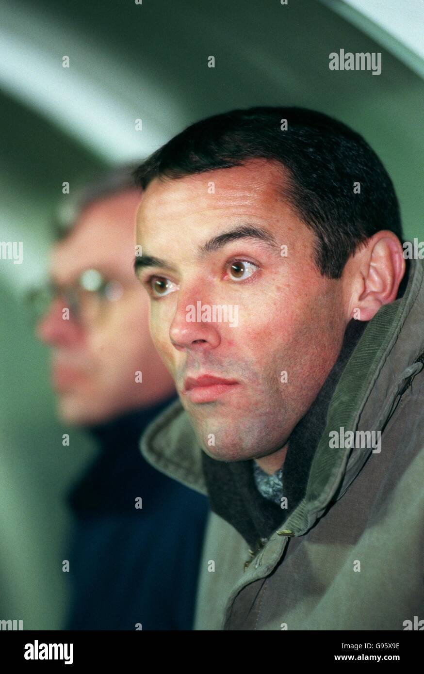 Football français - première division - Paris St Germain / Rennes. Paul le Guen, entraîneur de Rennes Banque D'Images