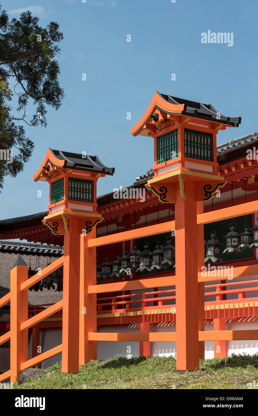 Kasuga Taisha, Nara, Japon Banque D'Images