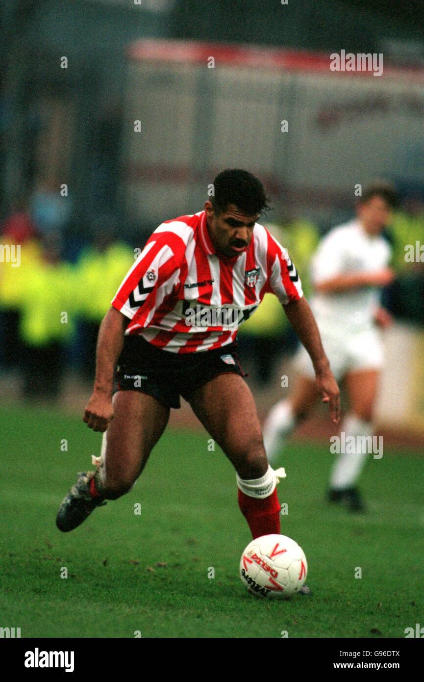 Soccer - Barclay's League Division 2 - Tranmere Rovers / Sunderland.DON GOODMAN, SUNDERLAND Z4 Banque D'Images