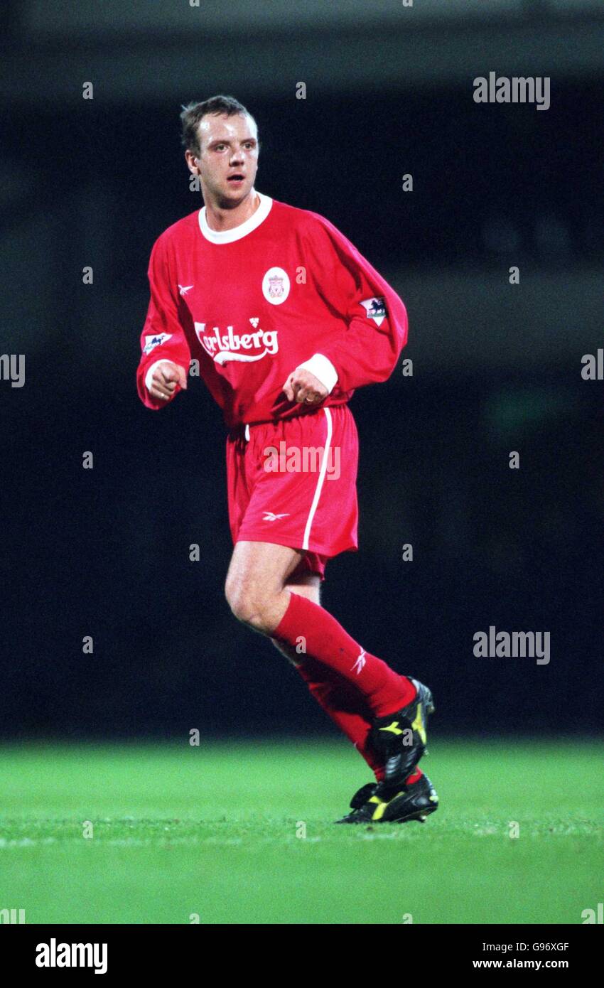 Soccer - Pontin's League Premier Division - Blackburn Rovers Reserve / Liverpool Reserve. Rob Jones, Liverpool Banque D'Images