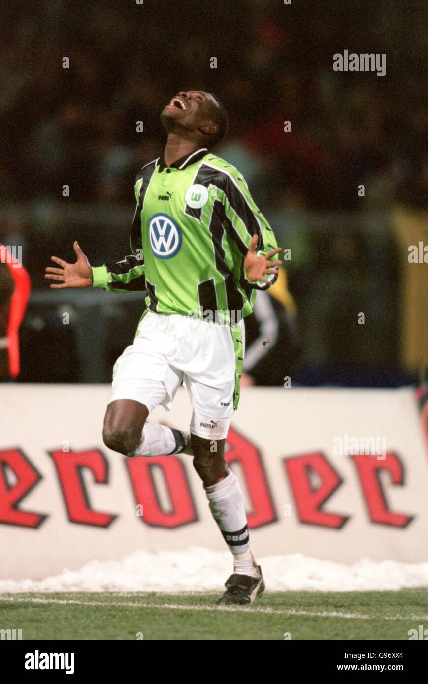 Football - Bundesliga allemande - VfL Wolfsburg v MSV Duisburg Banque D'Images