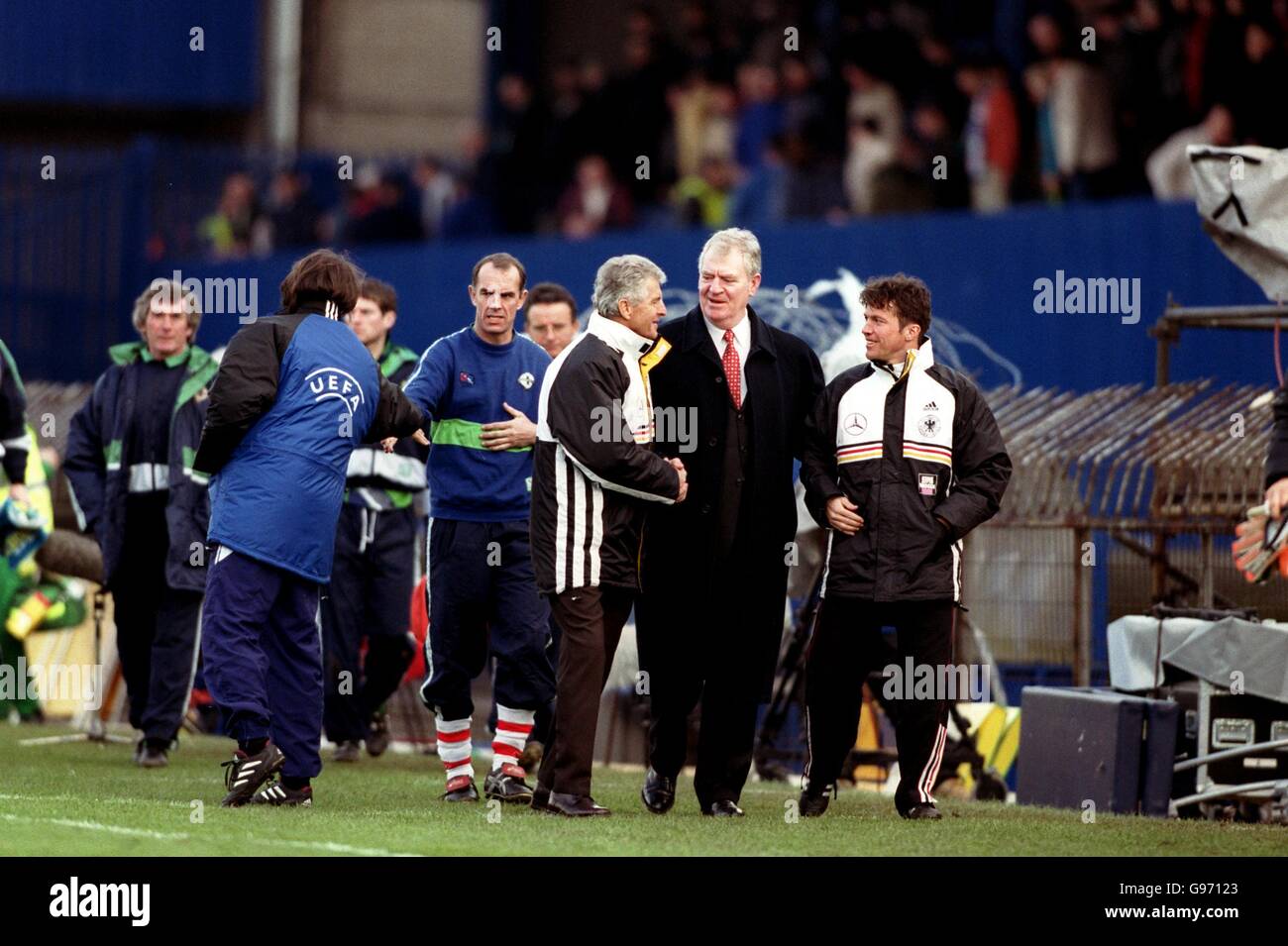 Football - Euro 2000 - Qualification d'Irlande du Nord / Allemagne Banque D'Images