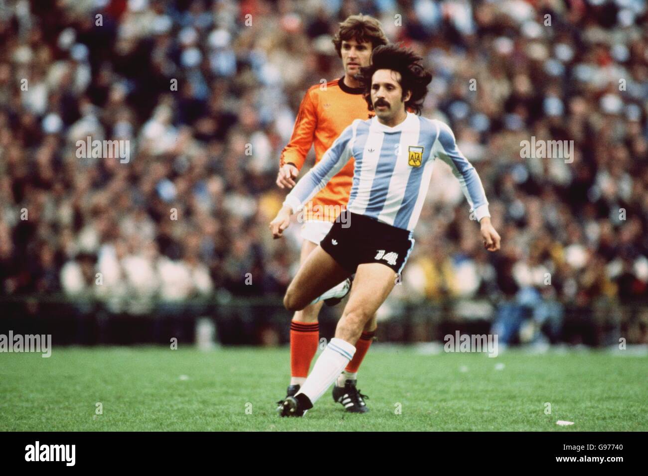 Football - coupe du monde 1978, Argentine - finale, Argentine contre  Hollande.Leopoldo Luque, Argentine Photo Stock - Alamy