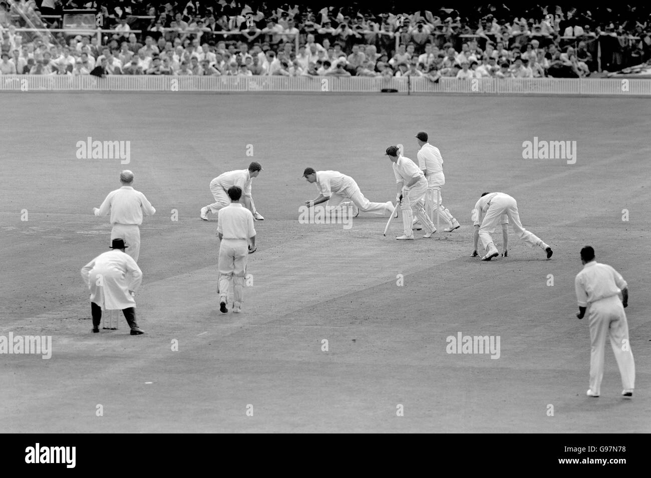 Cricket - The Ashes - Quatrième Test - Angleterre v Australie - Old Trafford - Deuxième journée Banque D'Images