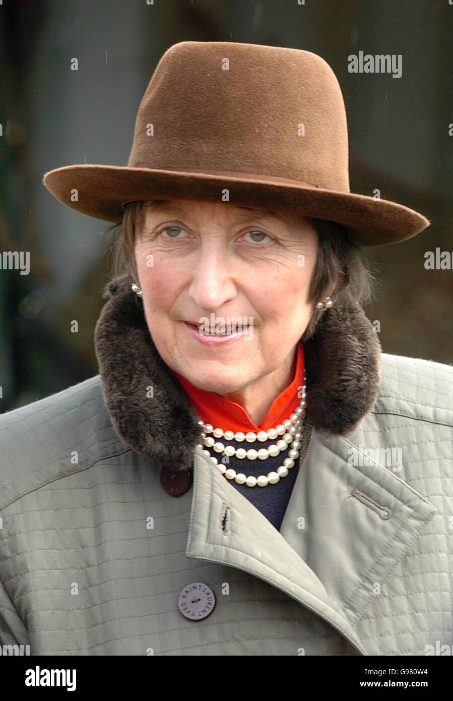 Courses hippiques - Cheltenham Festival - Smurfit Champion Hhurdle Day - Cheltenham Racecourse.Henrietta Knight, entraîneur de cheval Banque D'Images