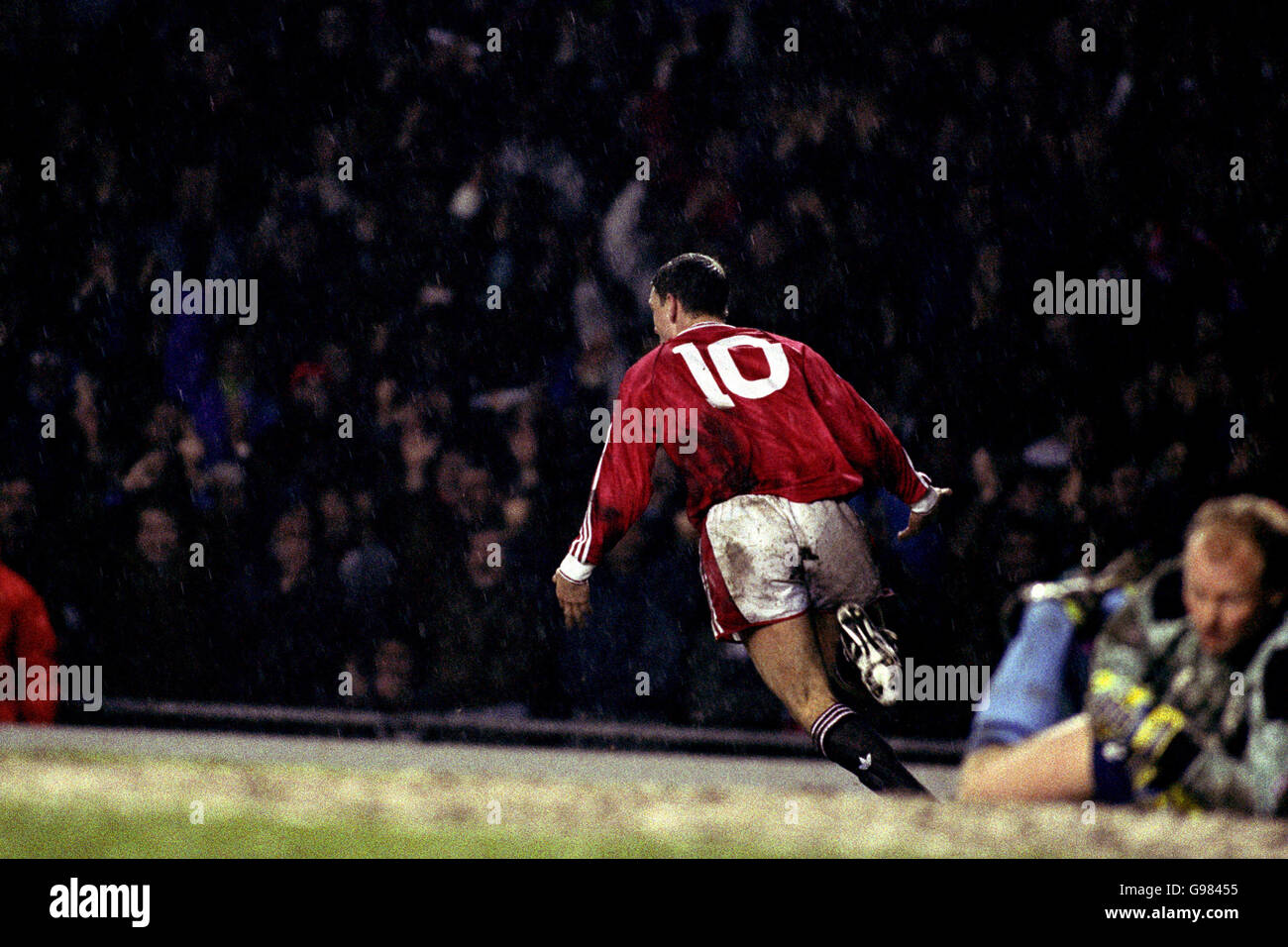 Football - Coupe de la Ligue Rumbelows - deuxième demi-finale de la jambe - Manchester United v Middlesbrough - Old Trafford Banque D'Images