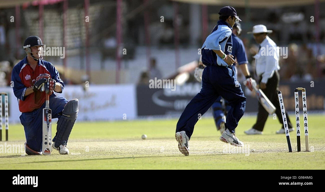 CRICKET Angleterre Banque D'Images