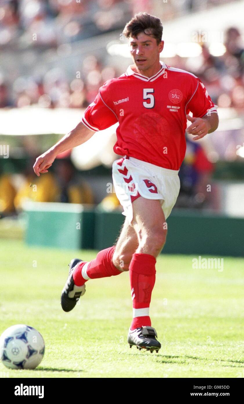 Football - Coupe du Monde France 98 - Groupe C - Afrique du Sud / Danemark Banque D'Images