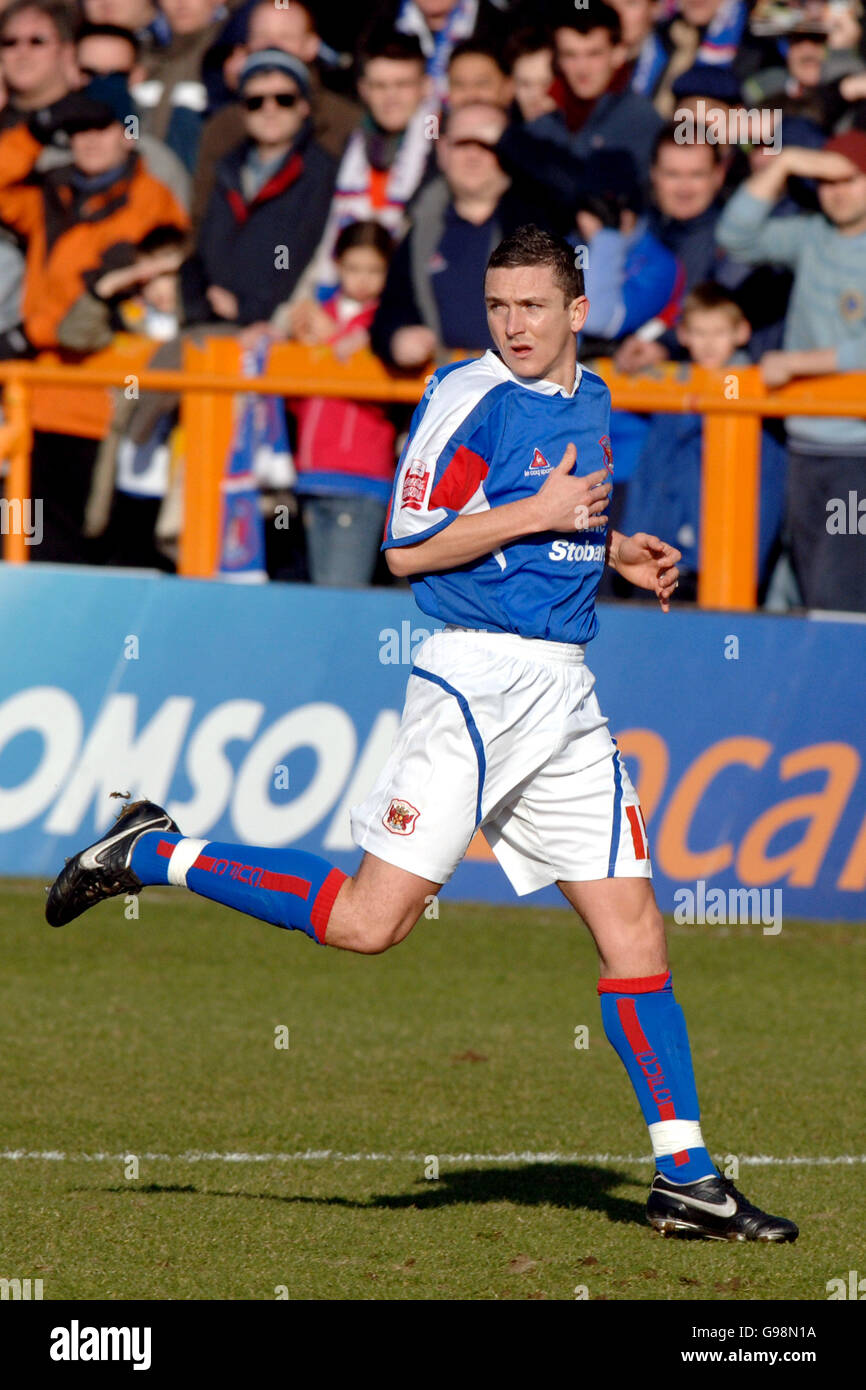 Soccer - Coca-Cola Football League deux - Barnet v Carlisle United - Underhill Stadium Banque D'Images