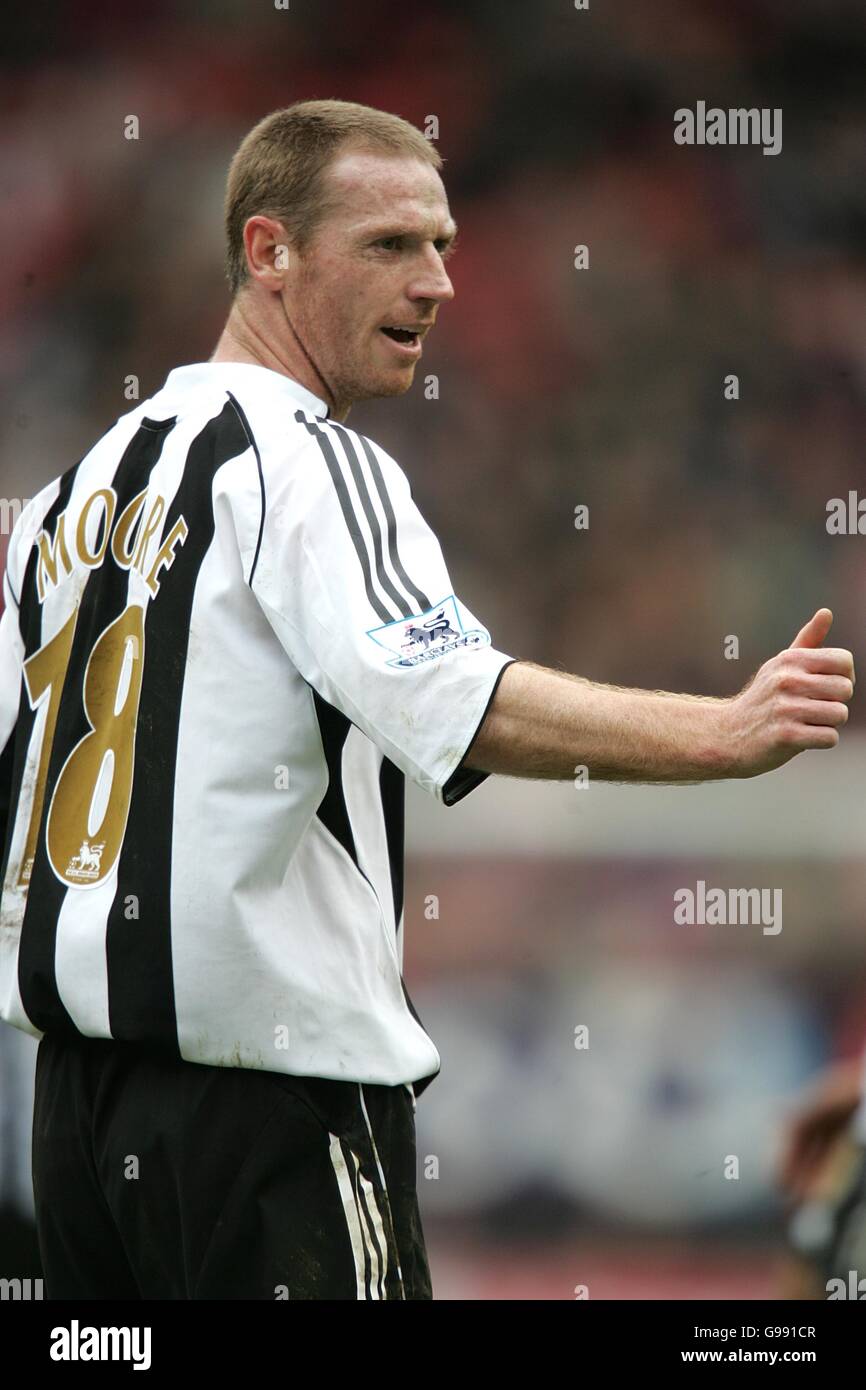 Soccer - FA Barclays Premiership - Charlton Athletic / Newcastle United - The Valley. Craig Moore, Newcastle United Banque D'Images