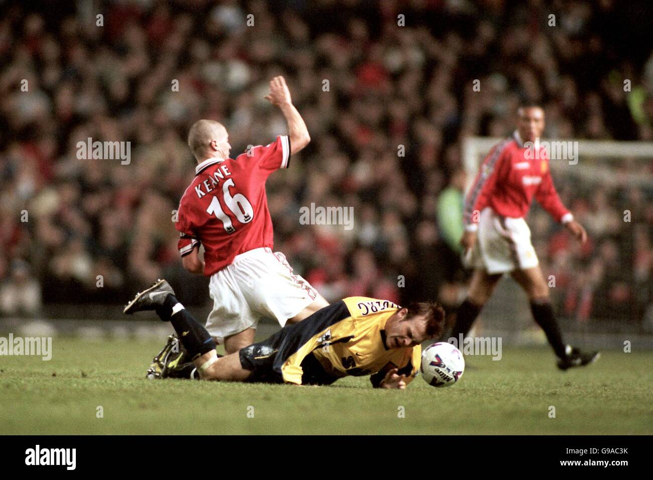 FA Premiership Carling - Football - Manchester United v Arsenal Banque D'Images