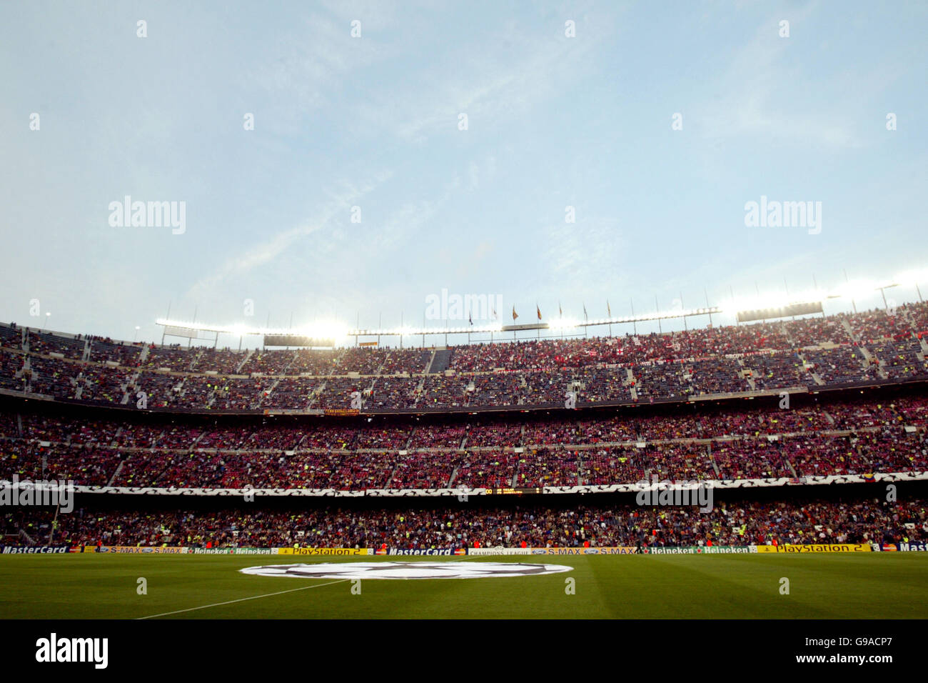 Football - Ligue des Champions - Demi-finale - deuxième manche - v AC Milan - Barcelone Camp Nou Banque D'Images